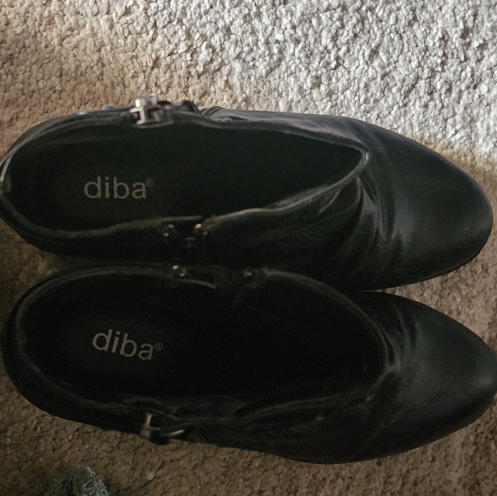 Diba Black Ankle Boots